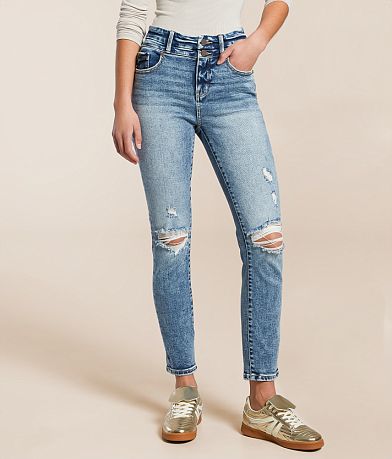 Buckle Black Fit No. 75 Ankle Skinny Stretch Jean front view