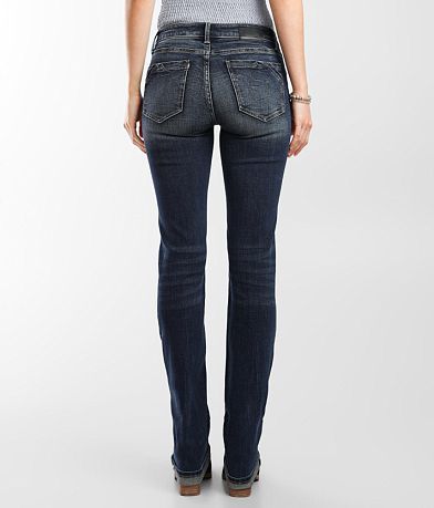 Buckle Black Fit No. 53 Straight Stretch Jean BACK