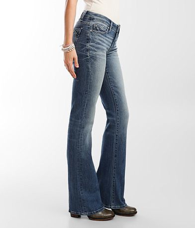 Buckle Black Mid-Rise Fit No. 53 Boot Stretch Jean full right side view
