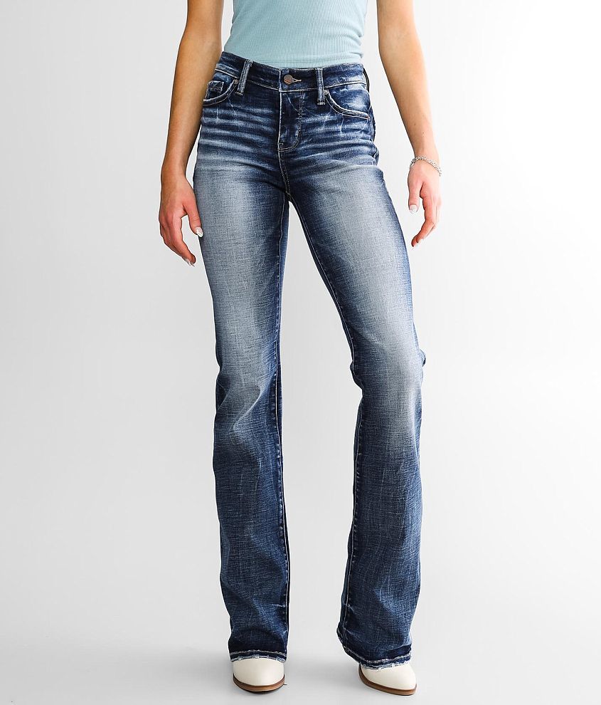 Bootcut hot sale jeans buckle