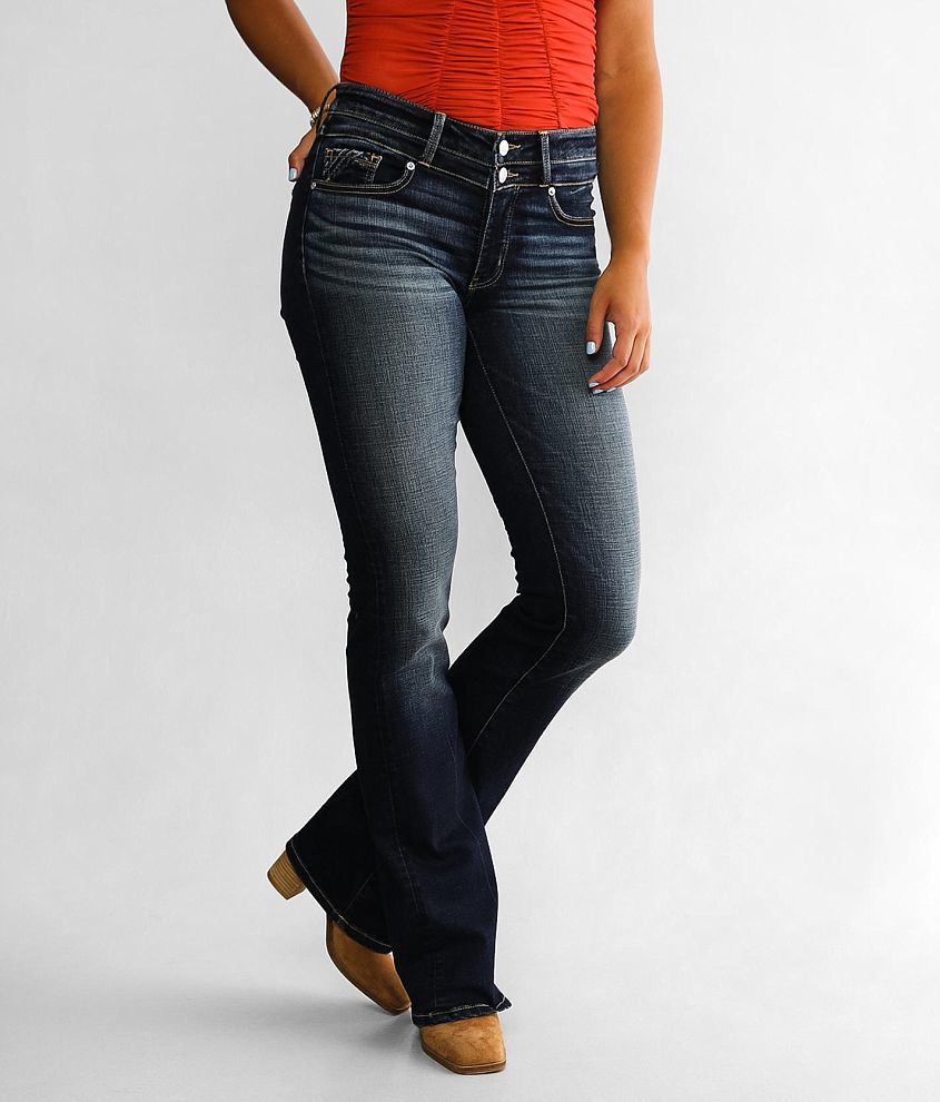 Buckle Black Fit No. 53 Boot Stretch Jean front view