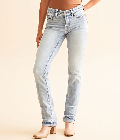 Buckle Black Fit No. 53 Straight Stretch Cuffed Jean front view