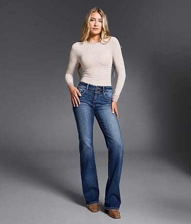 Buckle Black Fit No. 53 Boot Stretch Jean front view