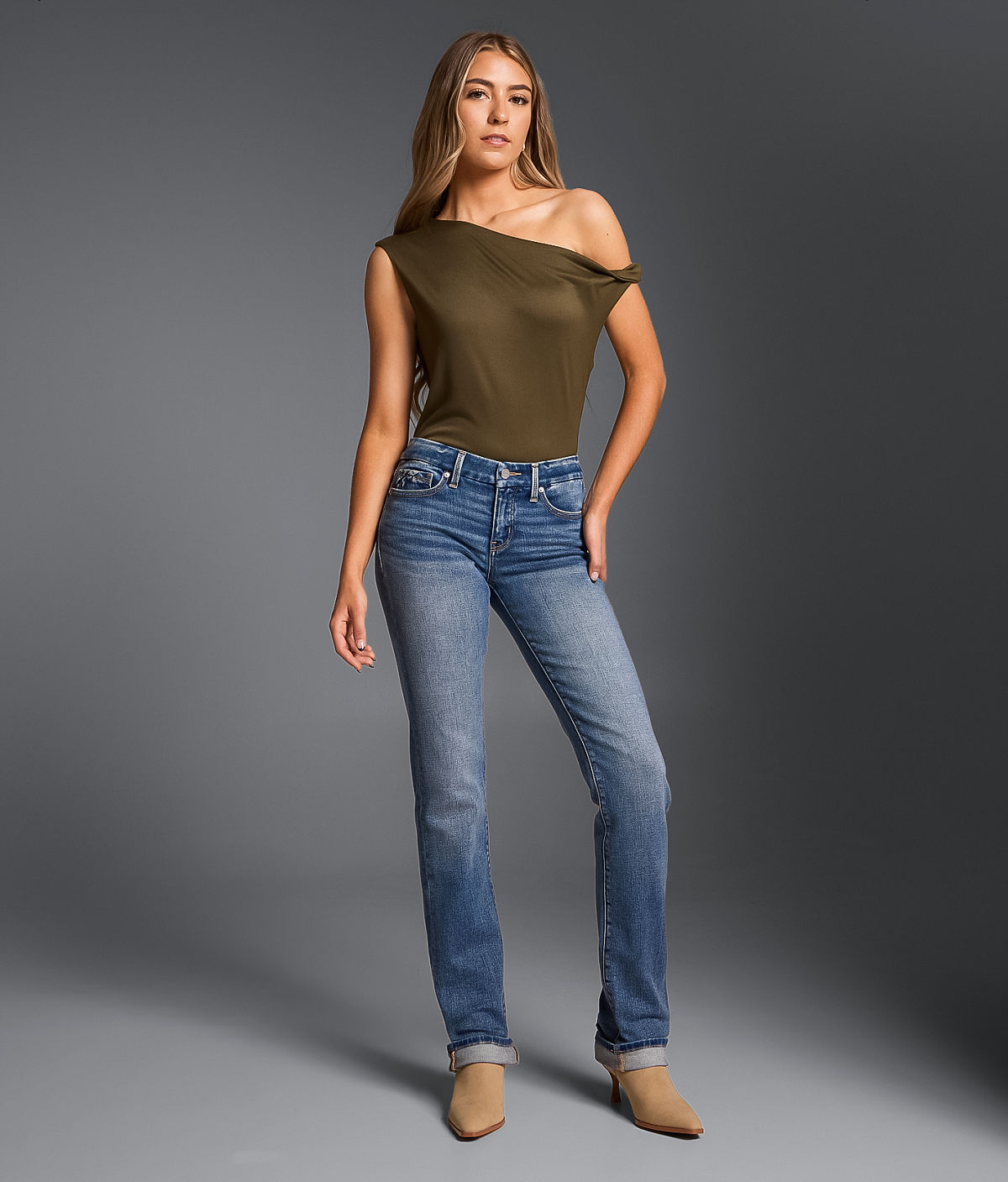 Buckle Black Fit No. 53 Straight Stretch Jean — Haislip 3 by Buckle
