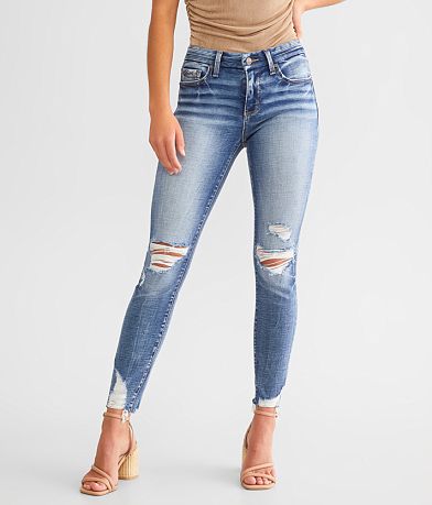 Ripped Jeggings Womens