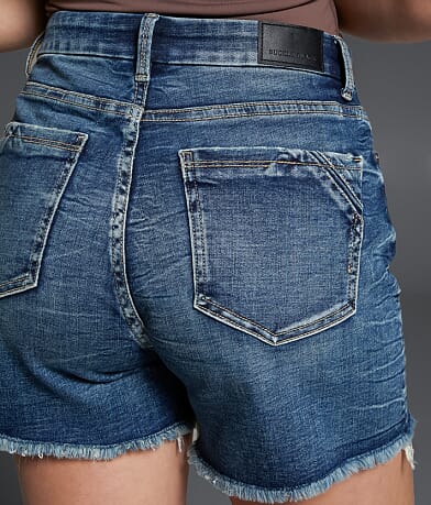 Buckle Black Fit No. 85 Stretch Short back pocket view
