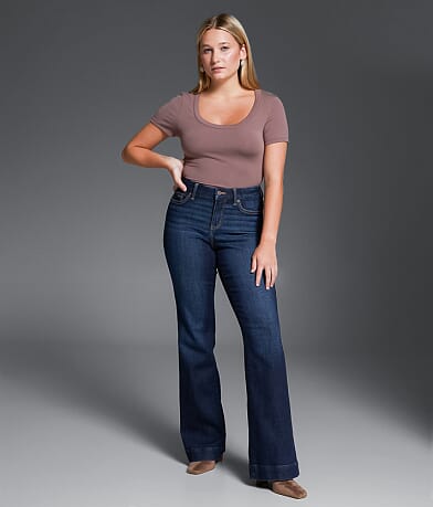 Buckle Black Fit No. 85 Trouser Stretch Jean front view