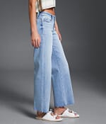 Buckle Black Fit No. 23 Cropped Wide Leg Stretch Jean - Women's