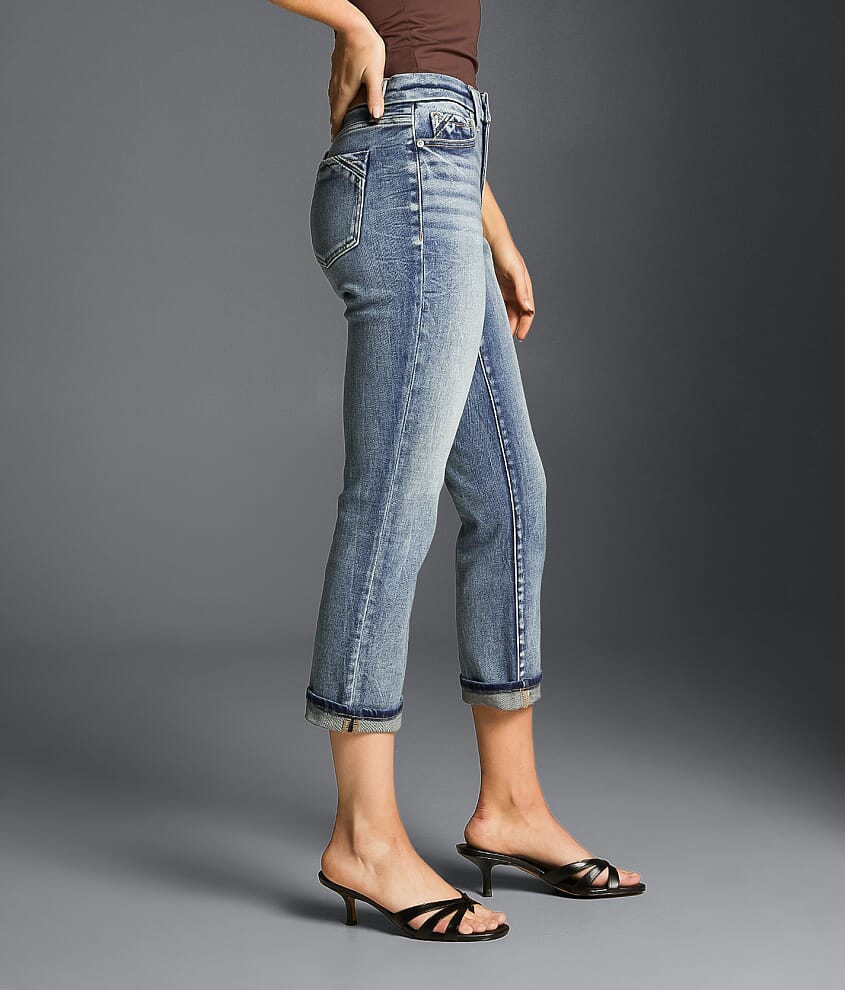 Fit No. 85 Capri Stretch Cuffed Jean