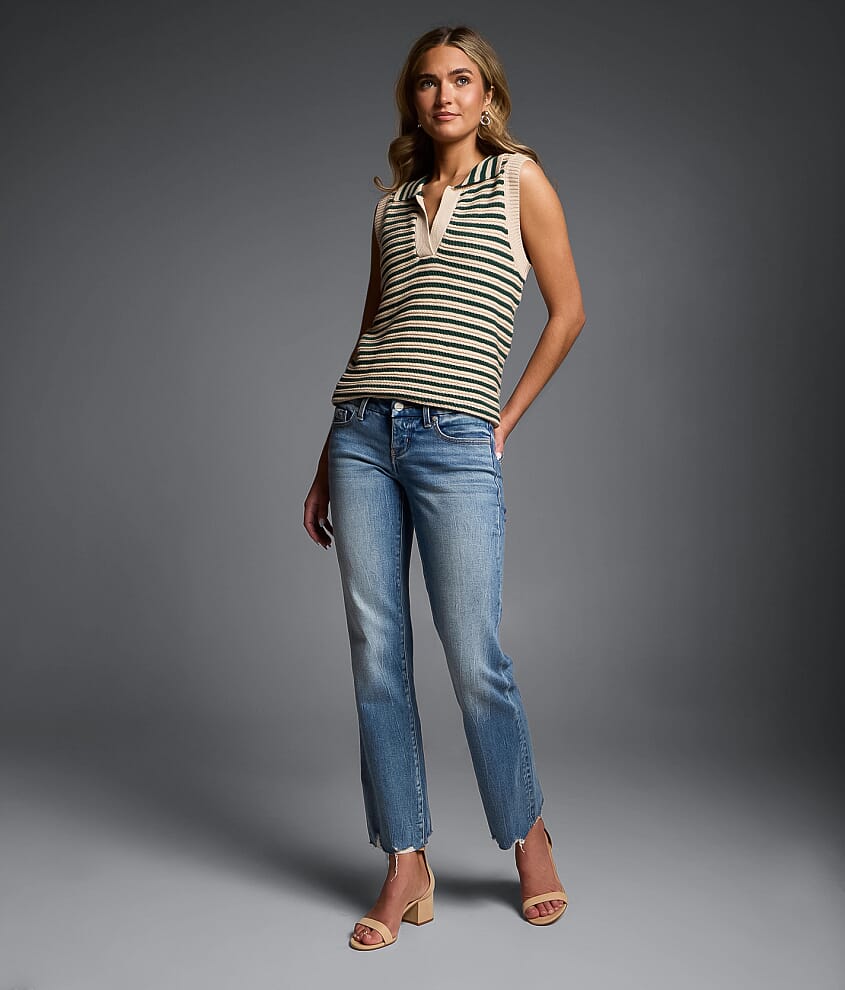 Fit No. 13 Cropped Straight Stretch Jean