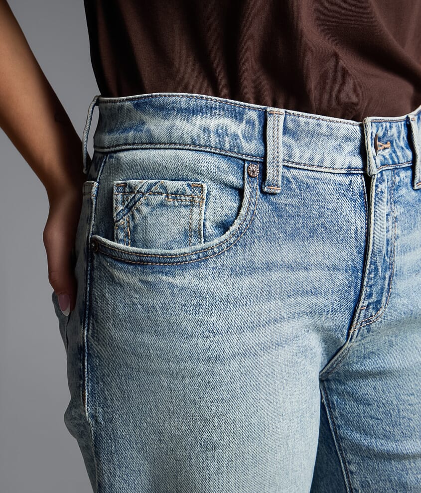 Fit No. 17 Low Slung Wide Leg Stretch Jean