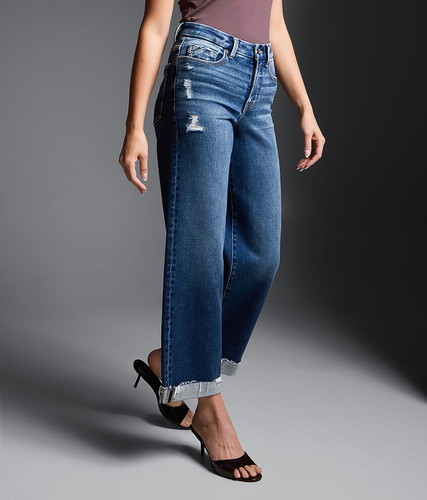 Fit No. 35 Cropped Wide Leg Stretch Jean - thumbnail 2