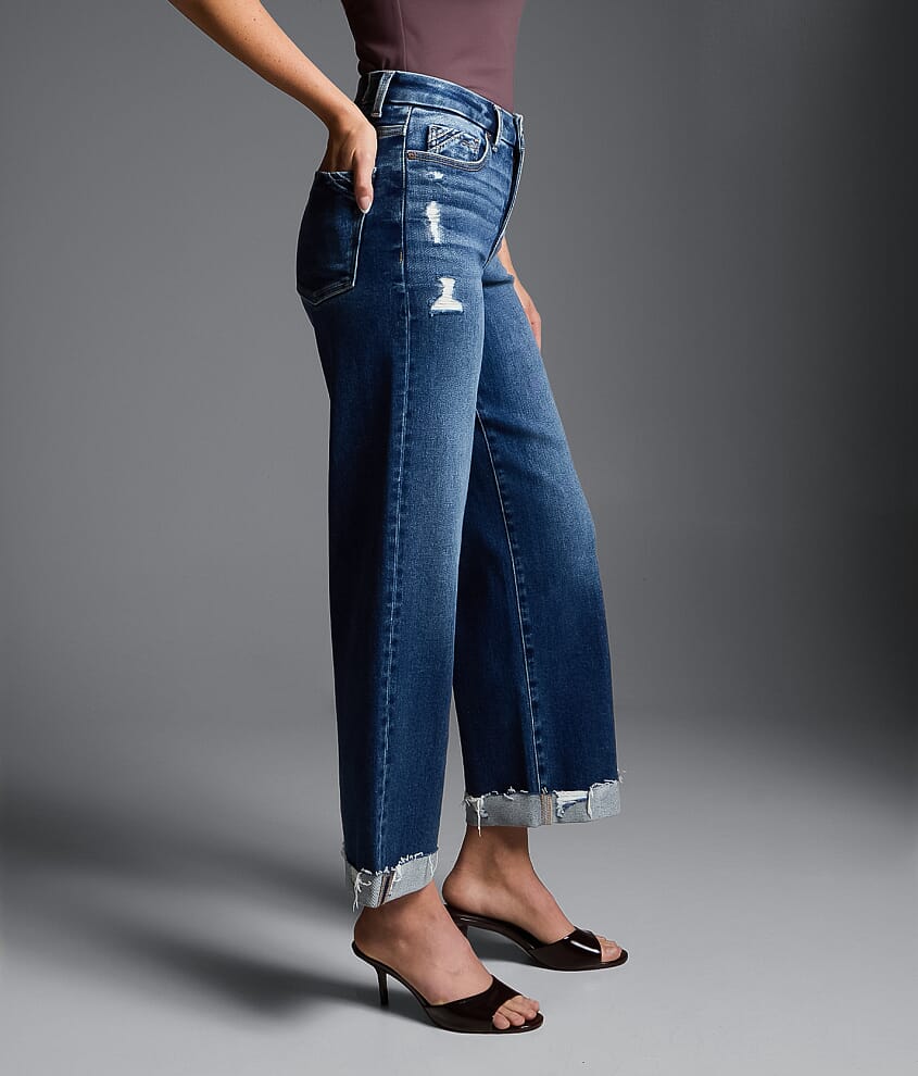 Fit No. 35 Cropped Wide Leg Stretch Jean