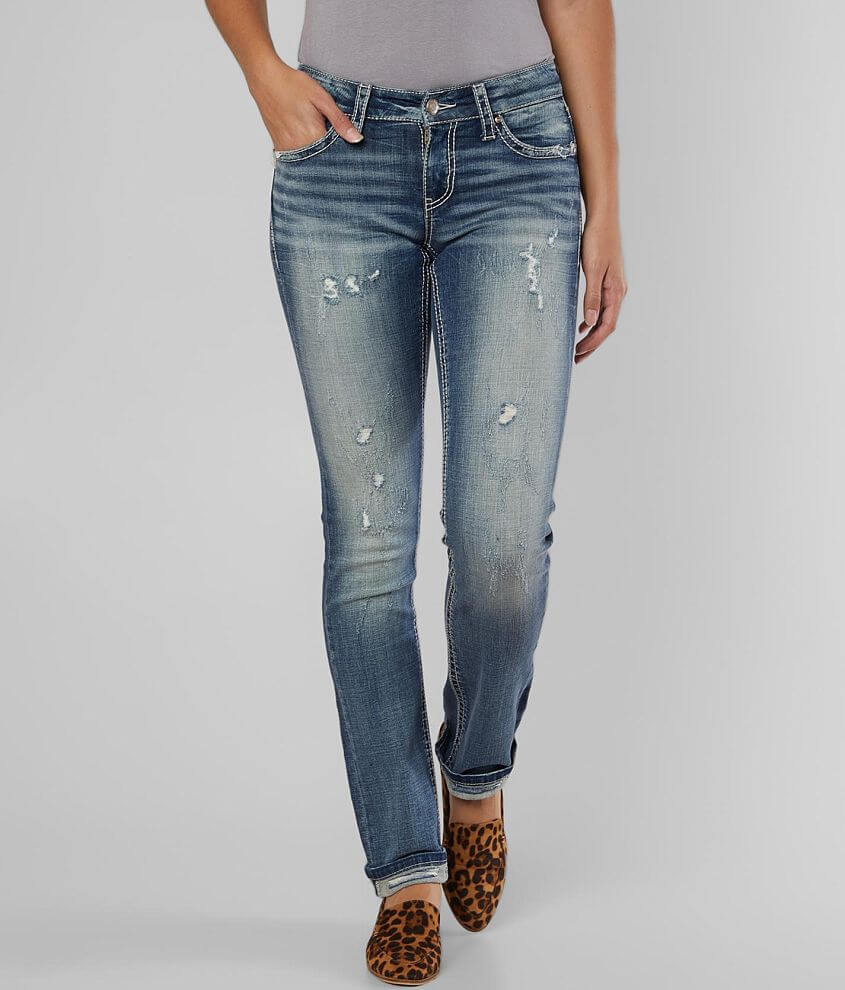 Daytrip Lynx Straight Stretch Cuffed Jean front view