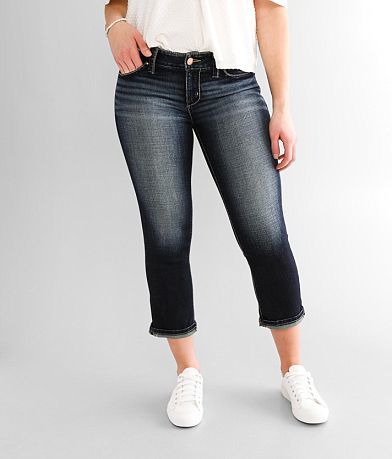 Daytrip Virgo Cuffed Stretch Capri Jean front view