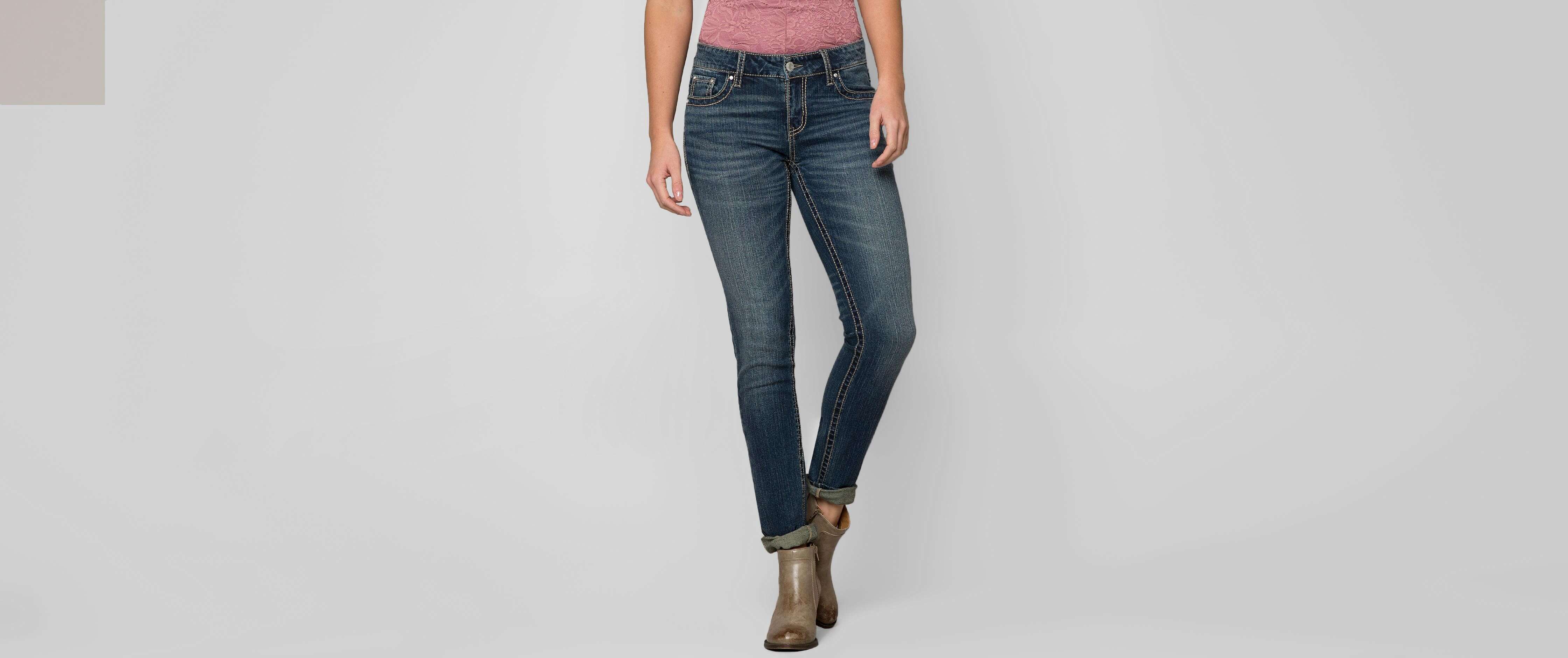 Daytrip Virgo Skinny Stretch Jean Women's Jeans in Dark 170 Buckle