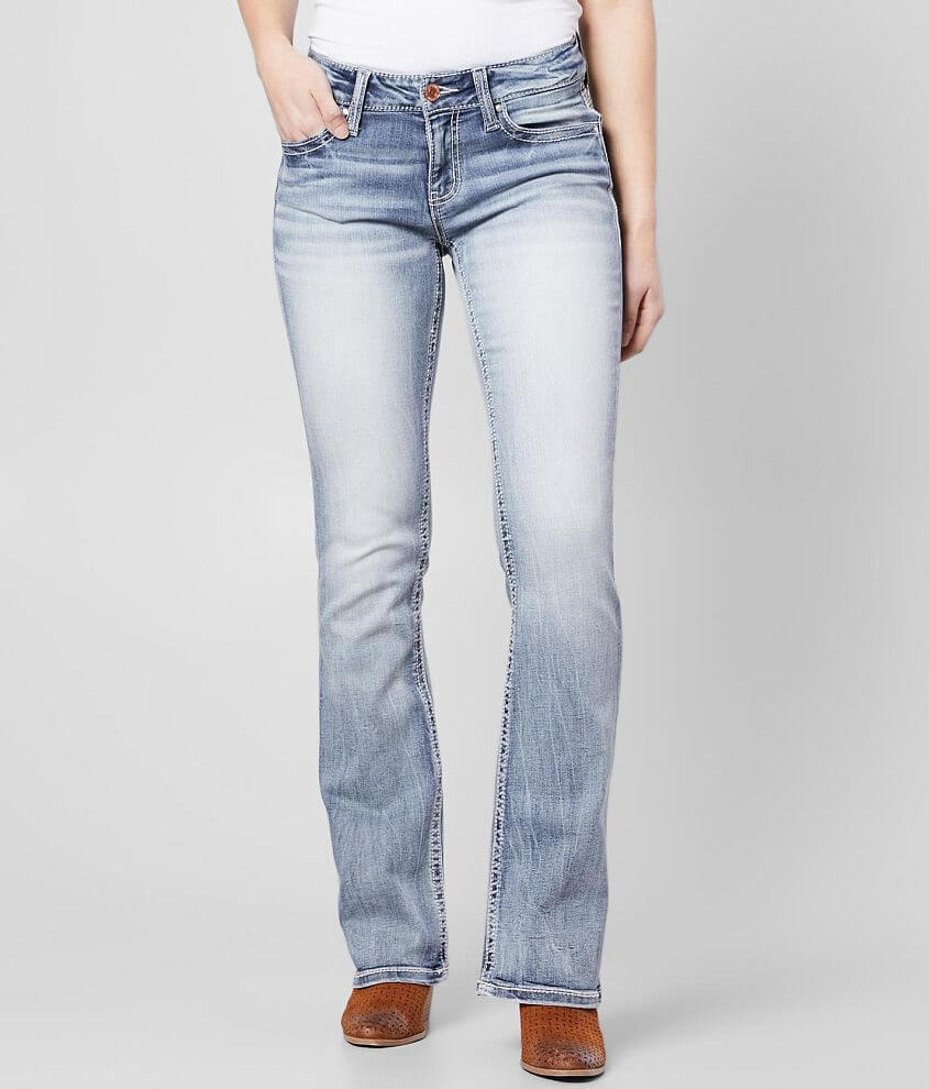 Daytrip Virgo Boot Stretch Jean Women's Jeans in Light 93 Buckle