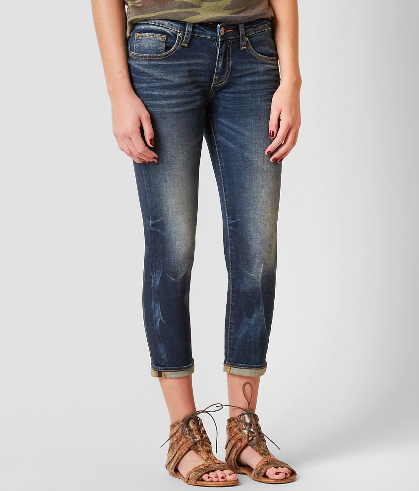 BKE Stella Stretch Capri Jean front view