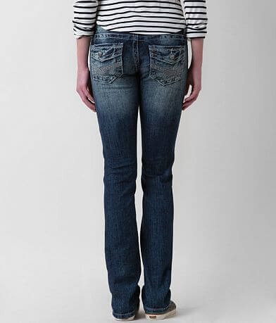 BKE Starlite Straight Stretch Jean BACK