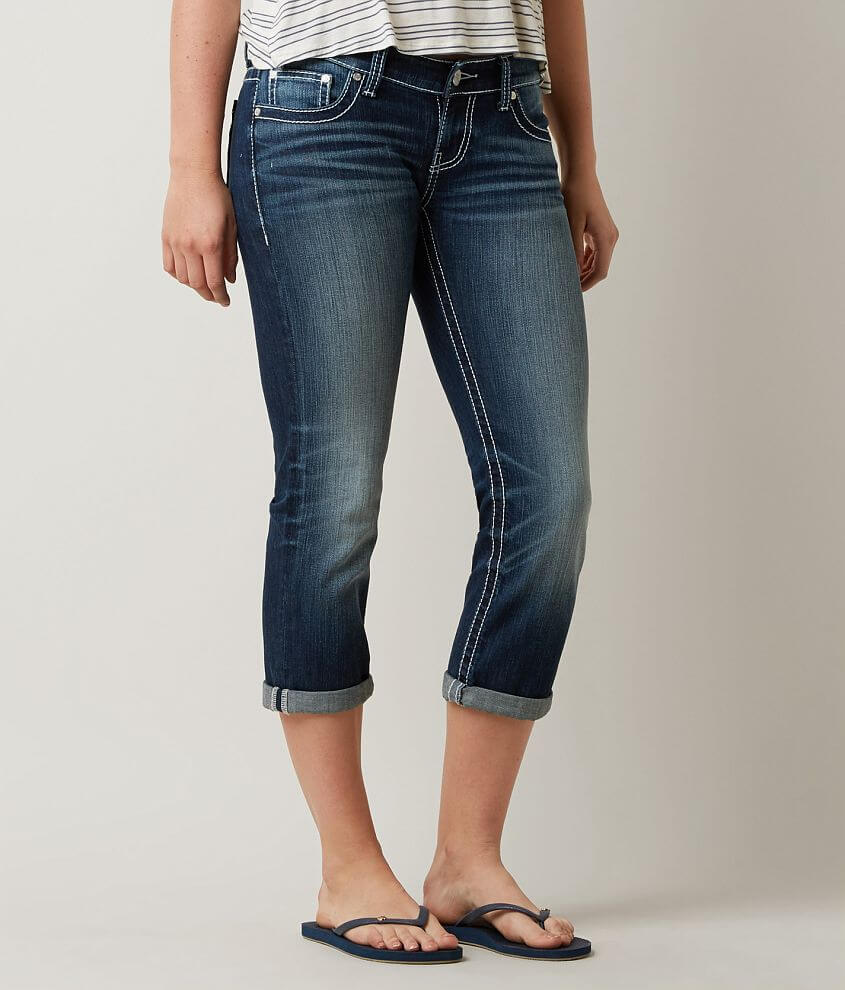 BKE Sabrina Stretch Cropped Jean front view