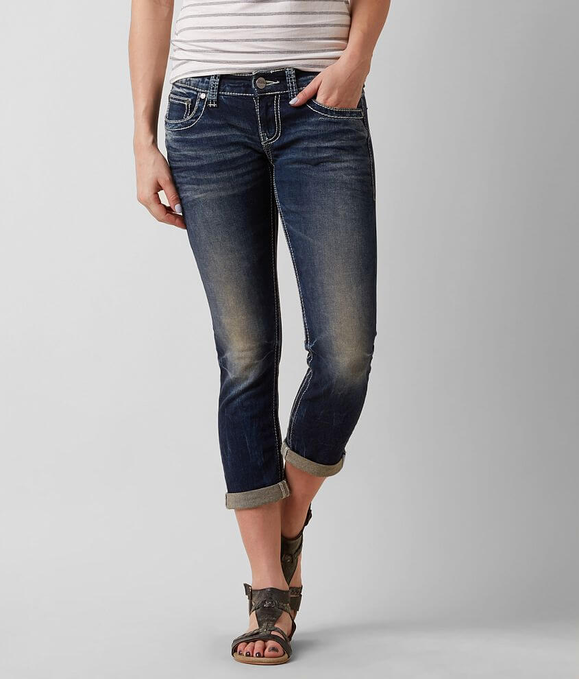 BKE Stella Stretch Cropped Jean front view