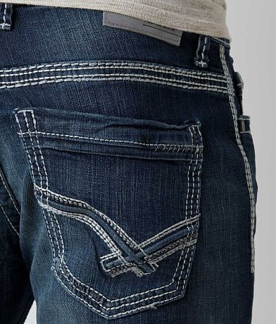 BKE Carter Boot Stretch Jean back pocket view