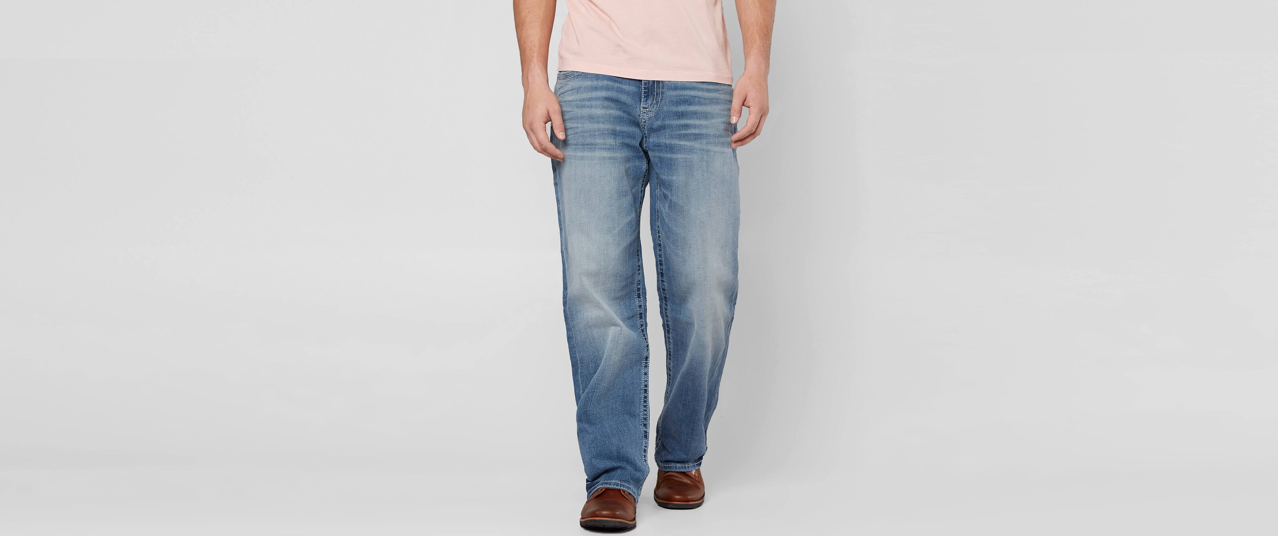 BKE Seth Straight Stretch Jean Men's Jeans in Fairview Buckle