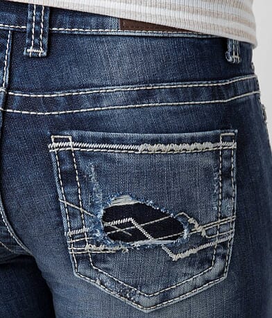 BKE Payton Boot Stretch Jean back pocket view