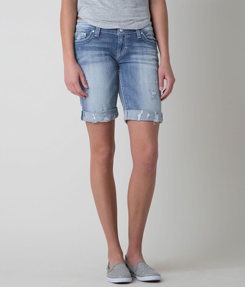 BKE Stella Bermuda Stretch Short front view