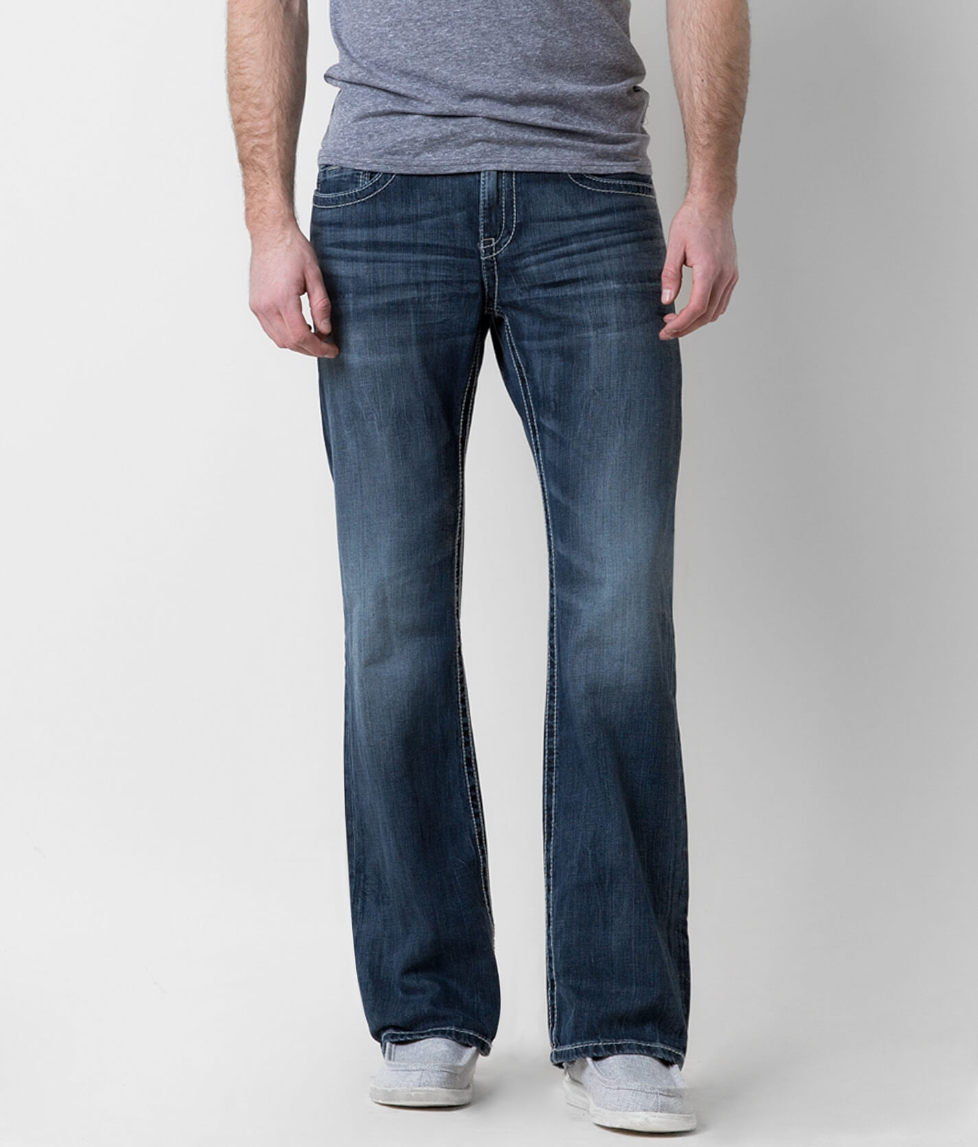 buckle mens bootcut jeans