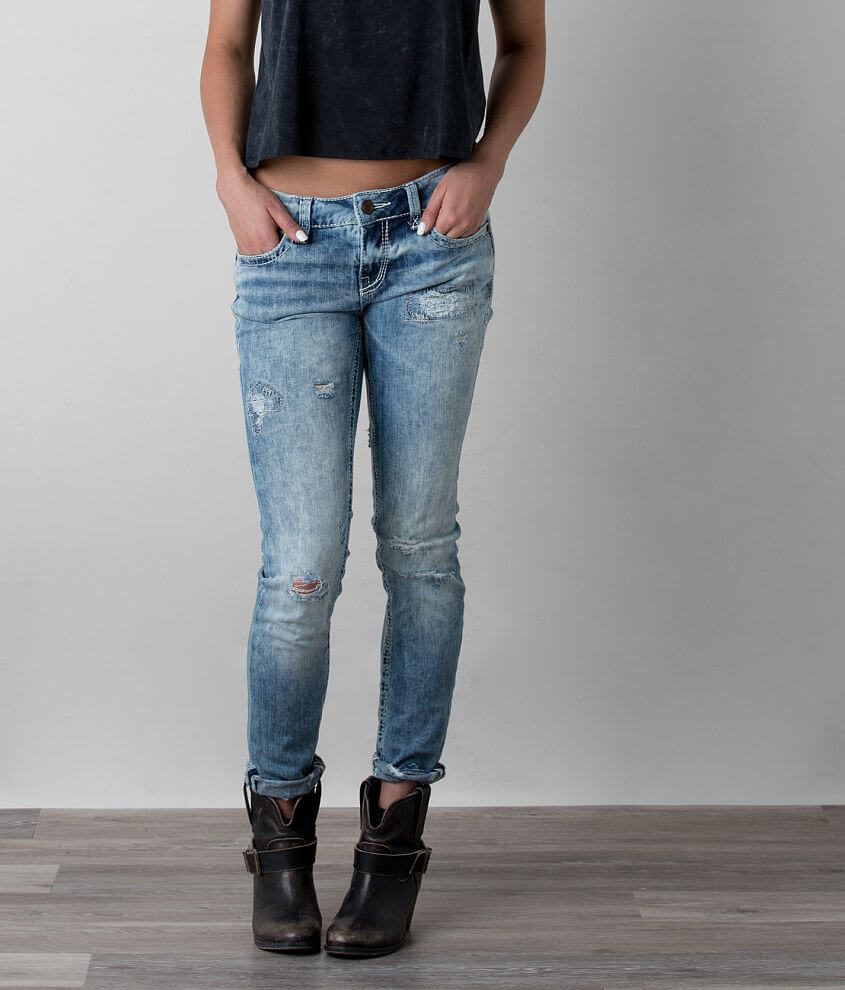 Buckle Black Fit No. 236 Ankle Skinny Stretch Jean front view