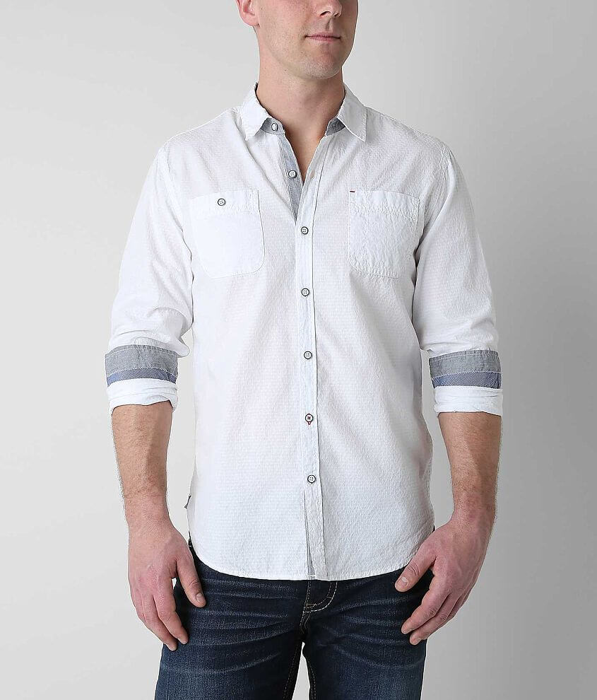 MB Denim Wear Solid Shirt front view