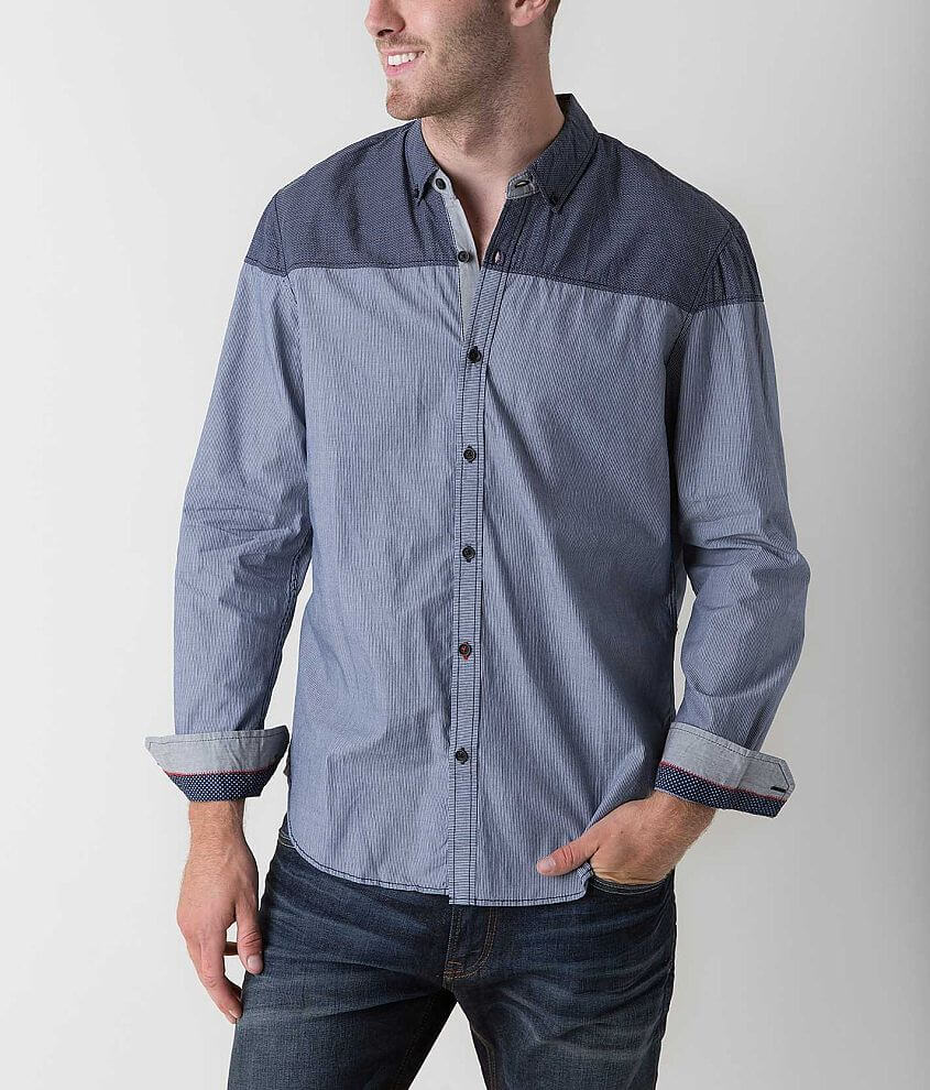 Thread &#38; Cloth Striped Shirt front view