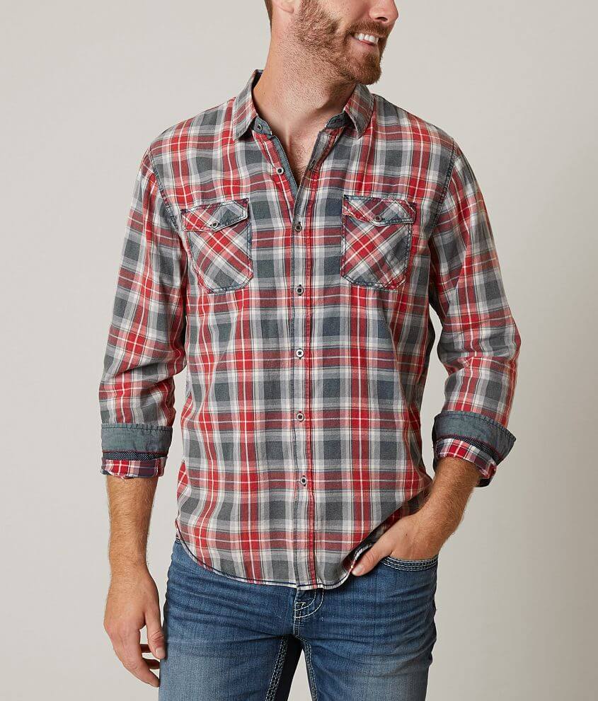 Thread & Cloth Washed Shirt - Men's Shirts in Red