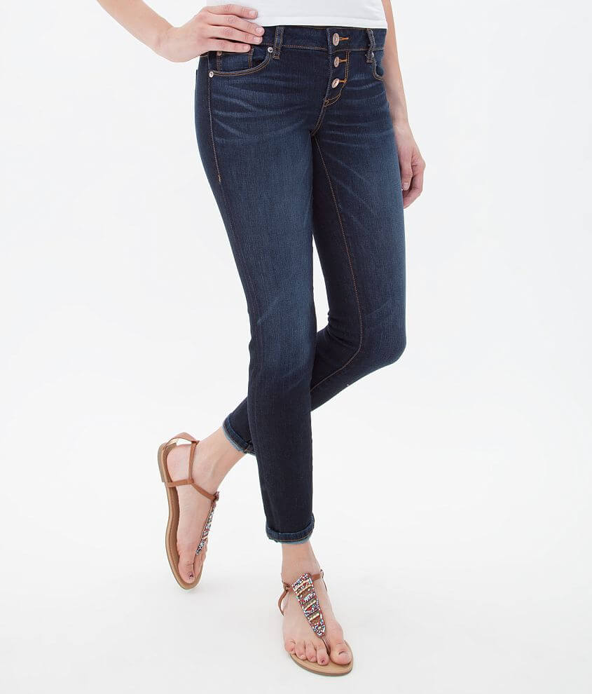 15 FIFTEEN Skinny Stretch Cropped Jean front view