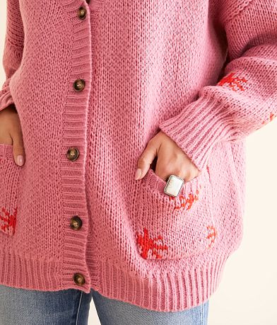 Bailey Rose Western Oversized Cardigan Sweater MISC_DETAIL_1