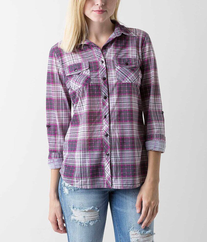 Urban Collection Plaid Shirt front view