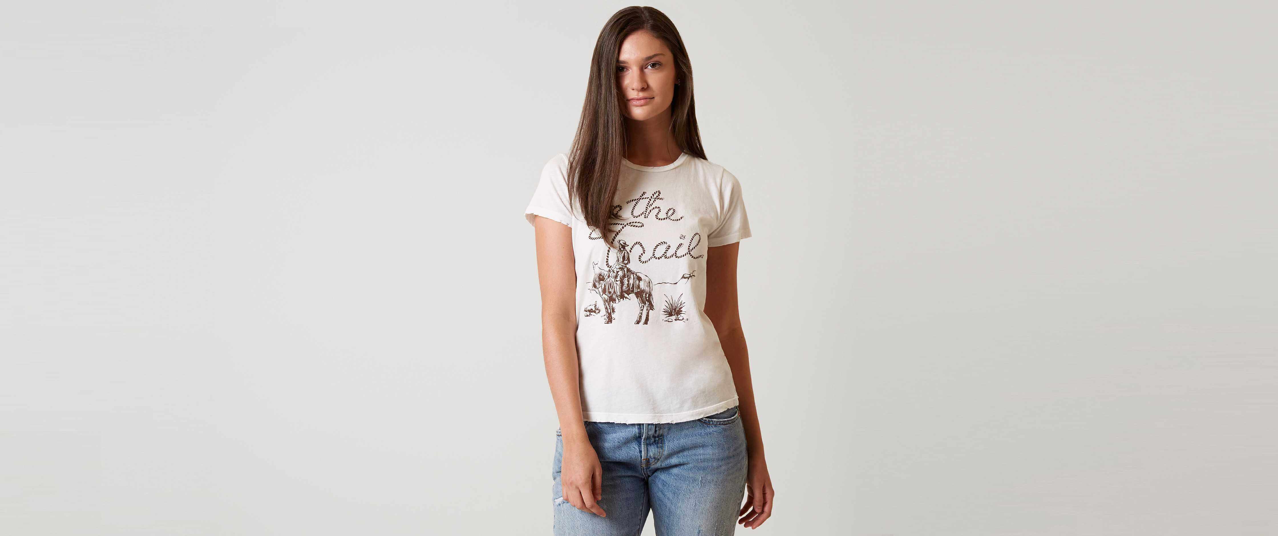 Bandit Brand On The Trail TShirt Women's TShirts in White Buckle