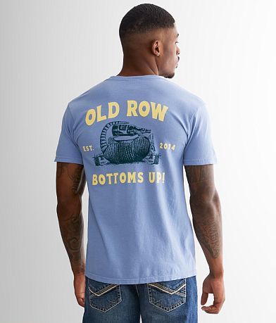 Old Row Bottoms Up Armadillo T-Shirt BACK