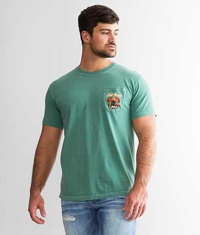 Old Row Poker Dogs T-Shirt full left side view