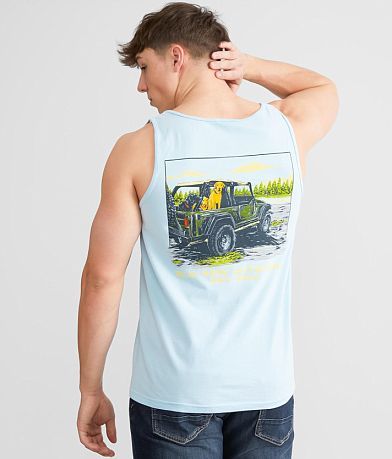 Old Row 4X4 Dogs Tank Top front view