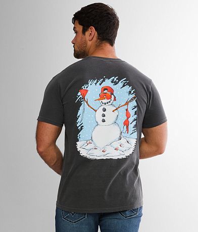 Old Row The Snowman T-Shirt back view