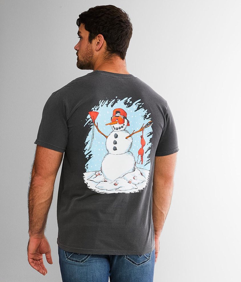 Old Row The Snowman T-Shirt front view
