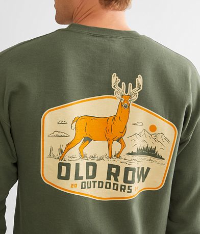 Old Row Outdoors Deer Badge Pullover misc detail 2 view