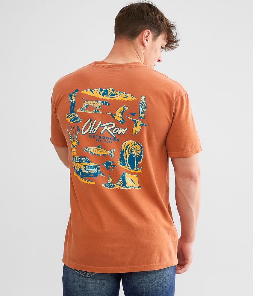 Old Row Outdoors Icons T-Shirt front view