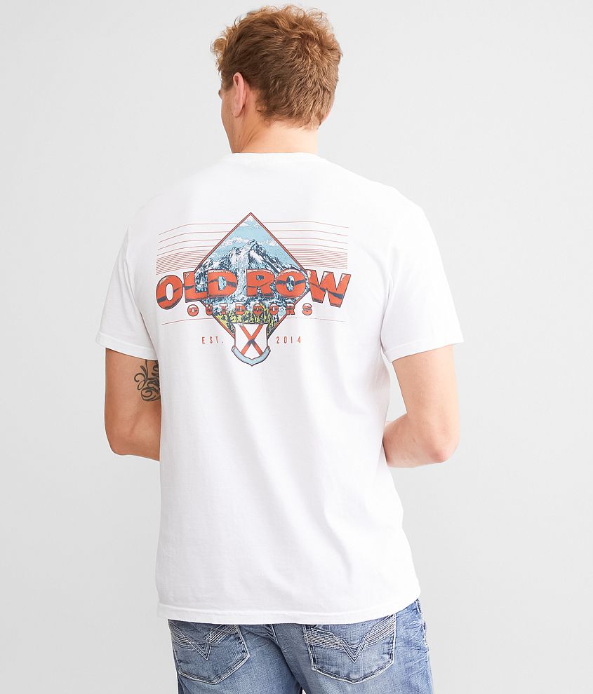 Old Row Outdoor T-Shirt - Men's T-Shirts in White | Buckle