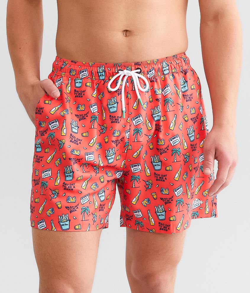 Old Row Tropical Cooler Stretch Swim Trunks