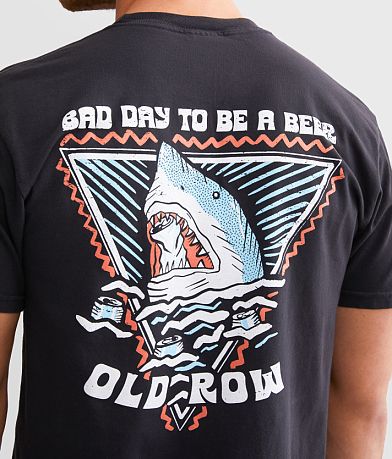 Old Row Bad Day To Be A Beer Shark T-Shirt BACK