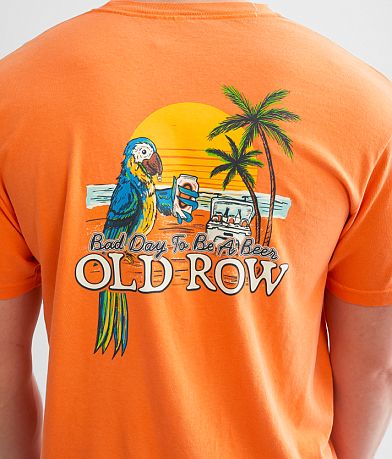 Old Row Bad Day To Be A Beer Parrot T-Shirt BACK