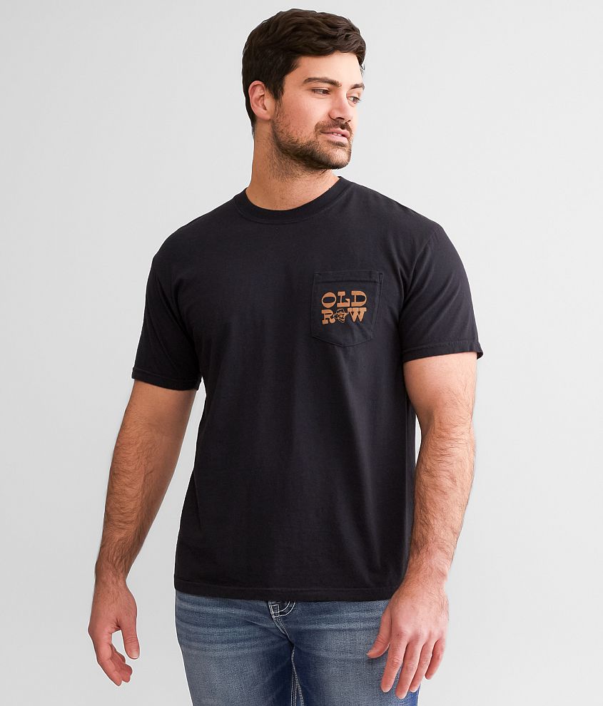 Old Row Cowboy Bronco T-Shirt front view